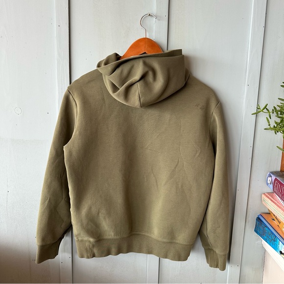 Polo Ralph Lauren Double Knit Olive Green Hoodie - Picture 4 of 8
